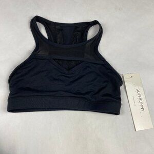 NWT Buffbunny Collection Black Sports Bra Size Small
